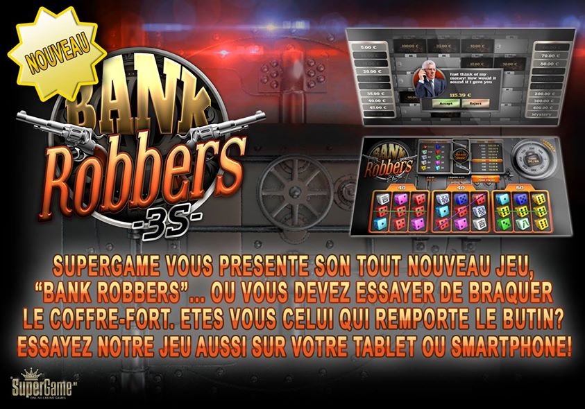 Le jeu de dés Bank Robbers 3S