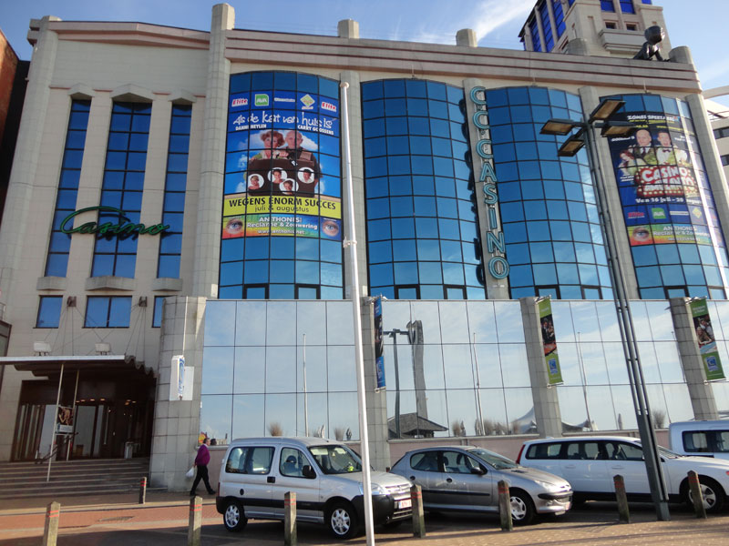 Le façade du casino Blankenberge