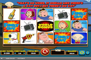 Unibet casino présente la machine à sous Family Guy