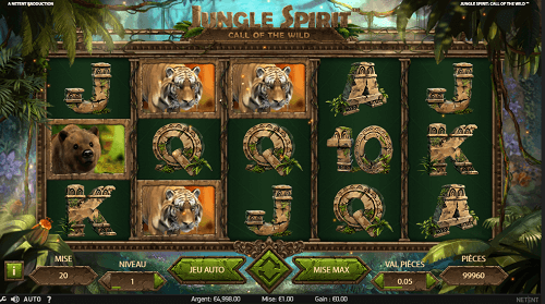 NetEnt dévoile Jungle Spirit Call Of The Wild™