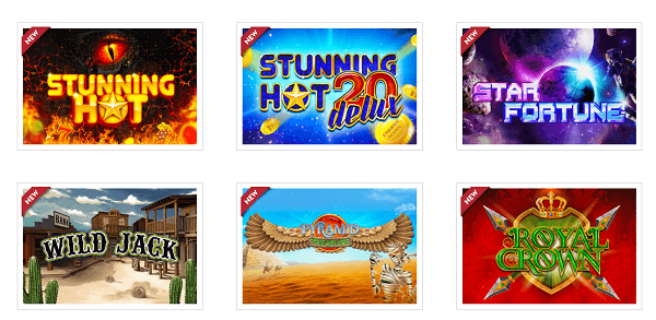 6 nouveaux jeux de Dice Slot chez GoldenPalace casino