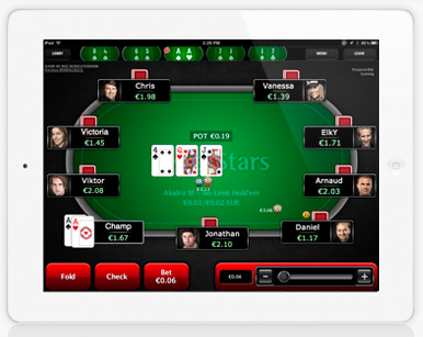 Poker en ligne sur mobile