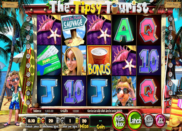 La slot betsoft The Tipsy Tourist