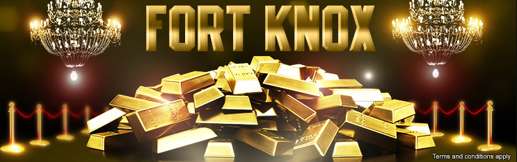 Tounoi de poker Fort Knox avec jackpots