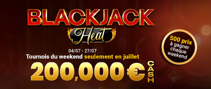 Blackjack Heat : 200 000 € à Gagner chez Bwin casino