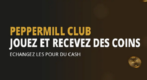 Club de fidélité du casino en ligne Peppermill