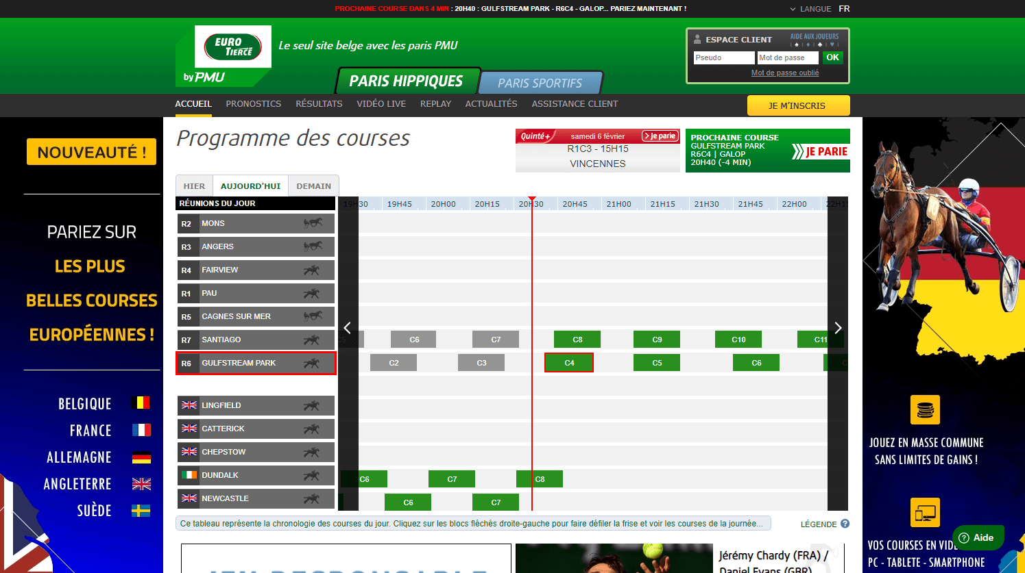 Eurotiercé, pariez sur les courses hippiques