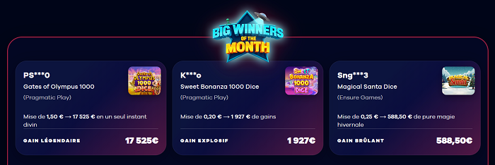 Pluie de Gains casino Oria.be