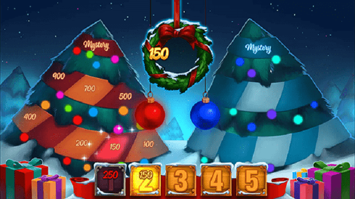 Jeu bonus du Dice game Christmas Tree Treats Gaming1