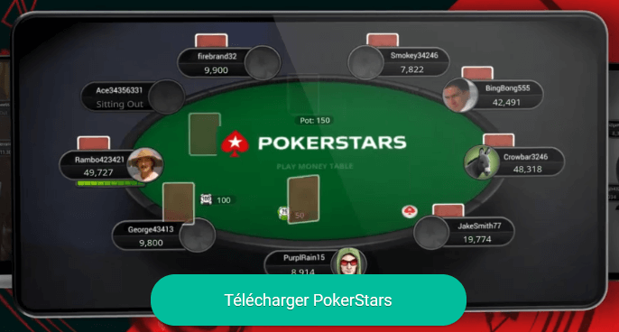 Jouez au poker en ligne avec Pokerstars